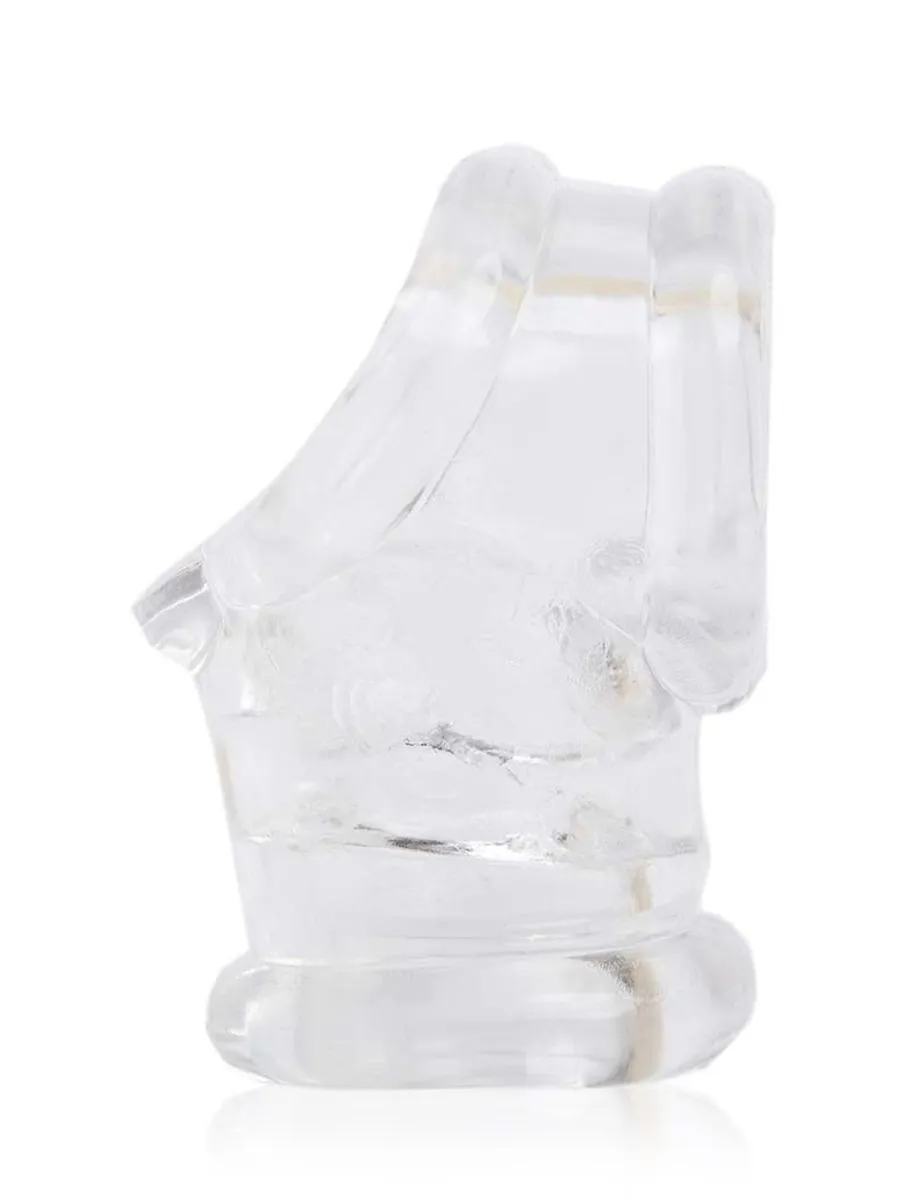 Oxballs Powersling: Penisring und Hodenstretcher, transparent Oxballs Powersling: Penisring und Hodenstretcher, transparent