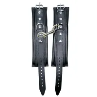 Leder-Handfesseln, schwarz Leder-Handfesseln, schwarz