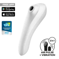Satisfyer Dual Pleasure Connect App, Vibrator + Druckwellen Satisfyer Dual Pleasure Connect App, Vibrator + Druckwellen