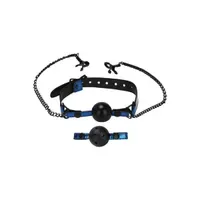 Ball Gag & Nipple Clips Ball Gag & Nipple Clips
