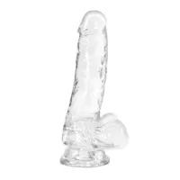 Crystal Addiction - Transparenter Dildo - 18 cm Crystal Addiction - Transparenter Dildo - 18 cm