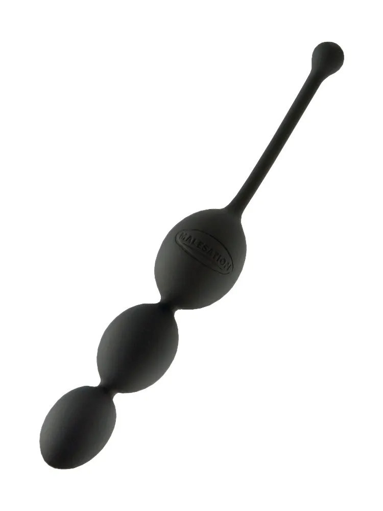 Malesation Anal Balls: Analkette, schwarz Malesation Anal Balls: Analkette, schwarz