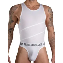 Eros Veneziani Angelo: Stringbody, weiß (L/XL) Eros Veneziani Angelo: Stringbody, weiß (L/XL)