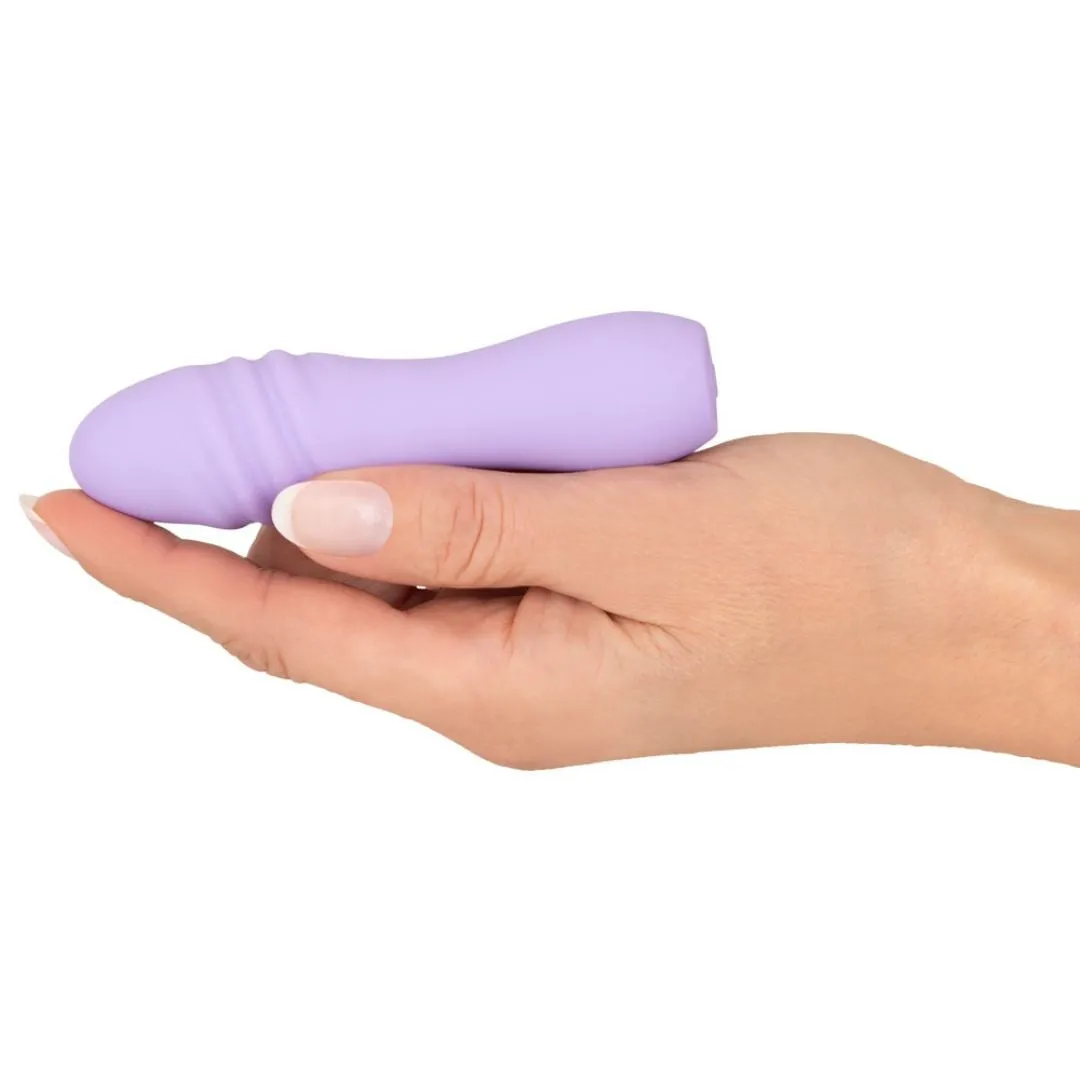 Minivibrator lila mit Spiralrillen – Bild 5