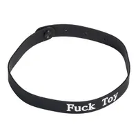 Halsband mit Aufschrift FUCK TOY Halsband mit Aufschrift FUCK TOY