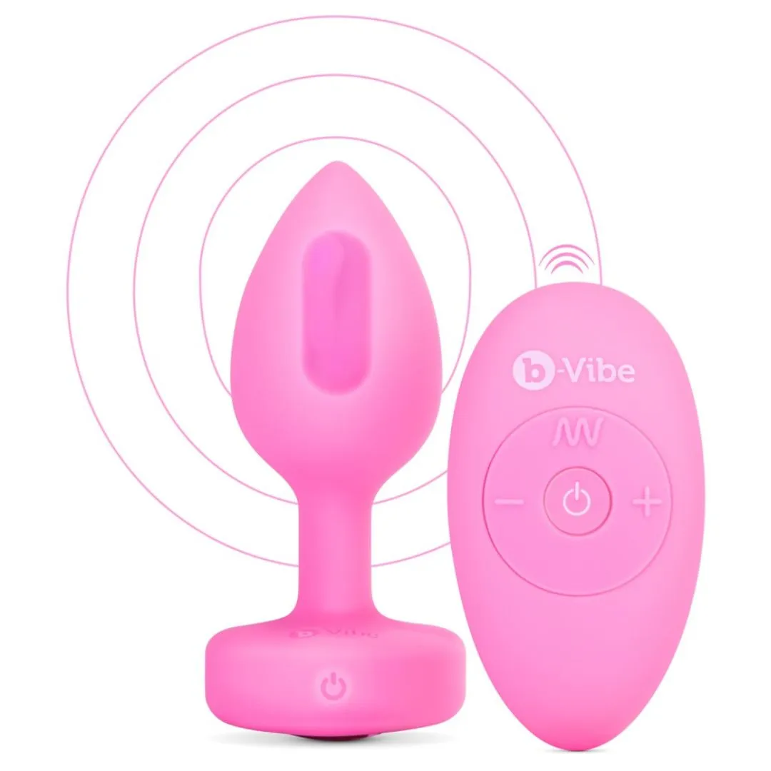 Analvibrator „vibrating heart“ mit Herz-Stopper und Fernbedienung – Bild 4