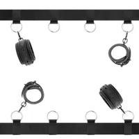 Bettfessel-Set mit Metallringen Bettfessel-Set mit Metallringen