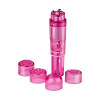 Power-Massager mit 4 Aufsätzen Power-Massager mit 4 Aufsätzen