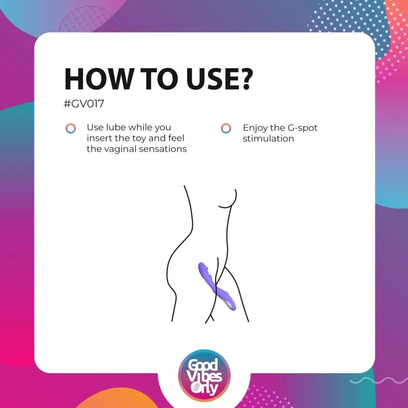 Good Vibes Only - Flax Vibrierender Dildo mit G-Punkt-Stimulator – Bild 5