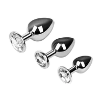 Analplug-Set aus Aluminium, 7 - 9,5 cm Analplug-Set aus Aluminium, 7 - 9,5 cm