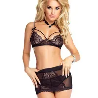 Provocative L'Eternelle: Dessousset, schwarz (L/XL) Provocative L'Eternelle: Dessousset, schwarz (L/XL)