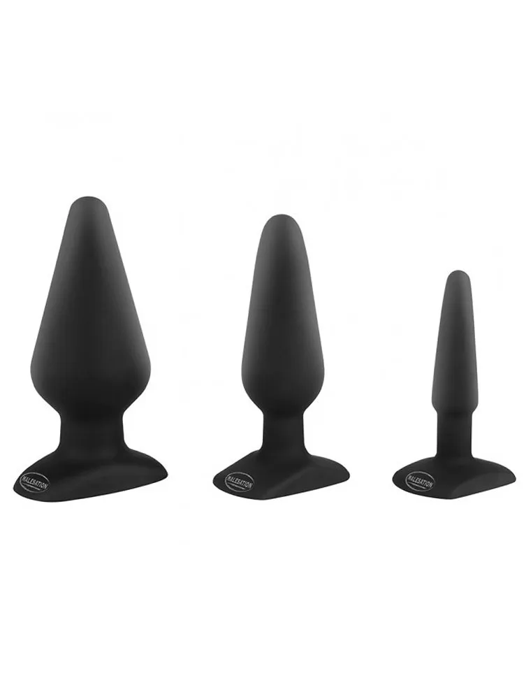 Malesation Classig Plug Set: Analplug-Set, schwarz Malesation Classig Plug Set: Analplug-Set, schwarz
