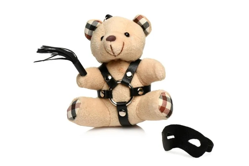 Geknebelter Teddybär Schlüsselanhänger – Bild 4