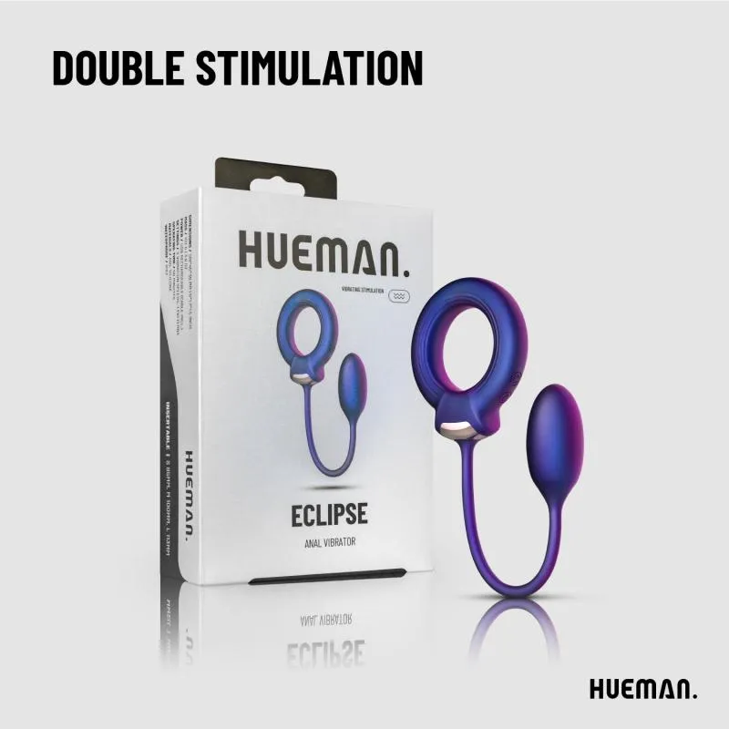 Hueman »Eclipse« Penisring mit Vibration – Bild 5