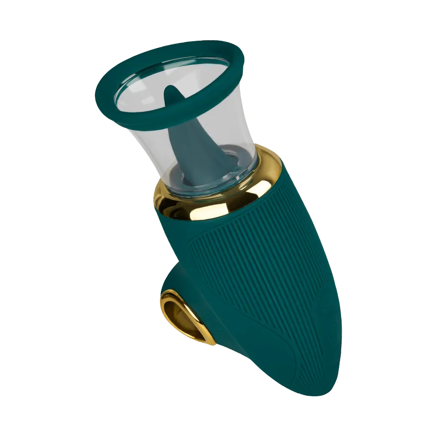 Edler Auflegevibrator mit Pumpe, 17 cm Edler Auflegevibrator mit Pumpe, 17 cm