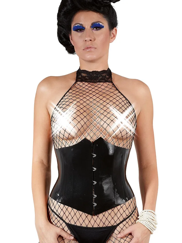 Latex-Taillenmieder, schwarz (M) Latex-Taillenmieder, schwarz (M)