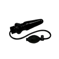 Pump-Analplug mit Ballpumpe (19cm), schwarz Pump-Analplug mit Ballpumpe (19cm), schwarz