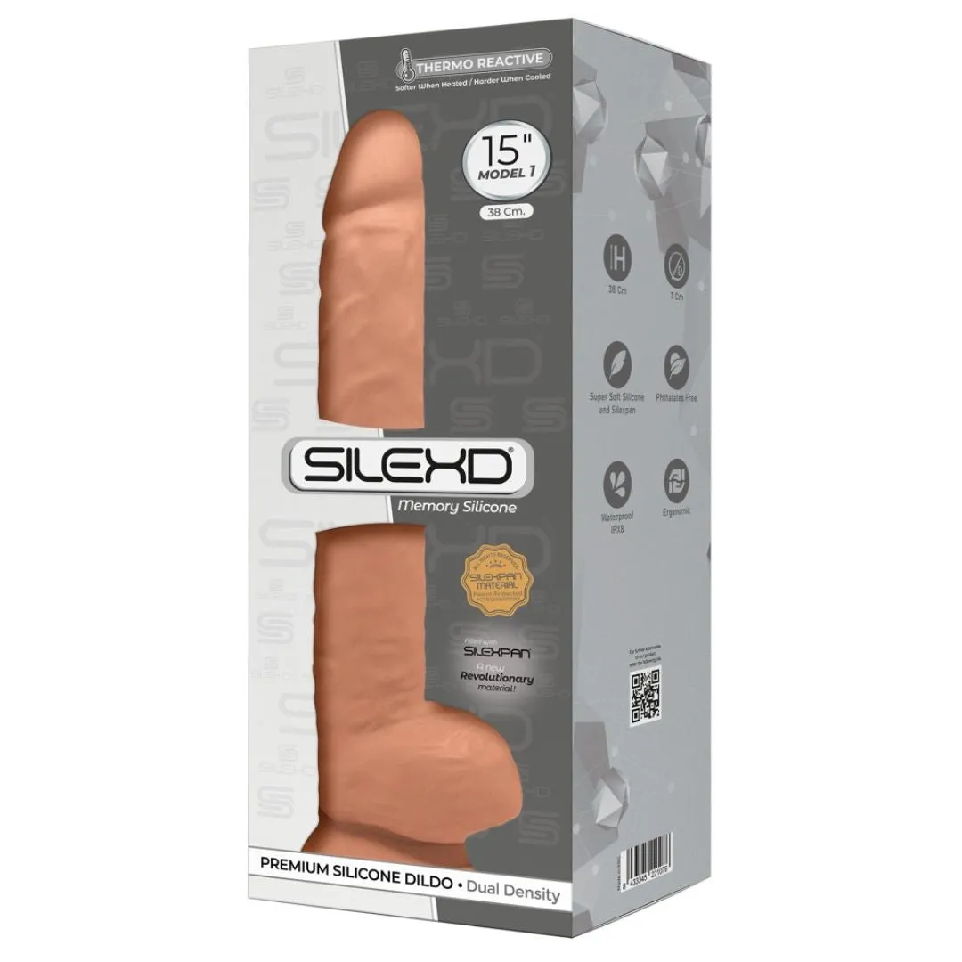 Naturdildo aus Memory Silikon, 38cm – Bild 5