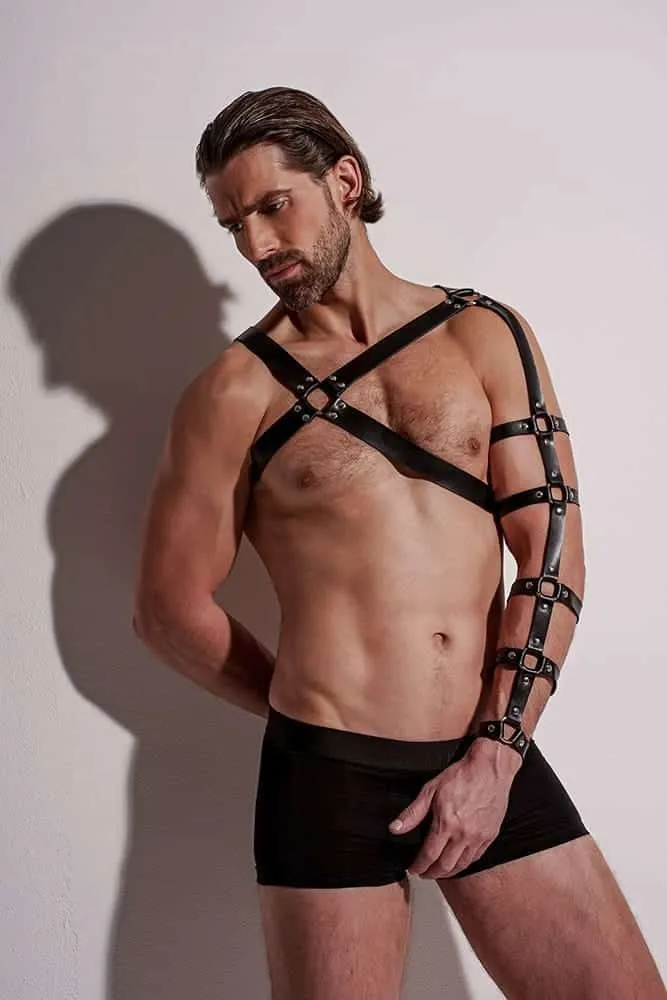 VoyeurX Männer - Spartacus - Leder Harness Männer VoyeurX Männer - Spartacus - Leder Harness Männer
