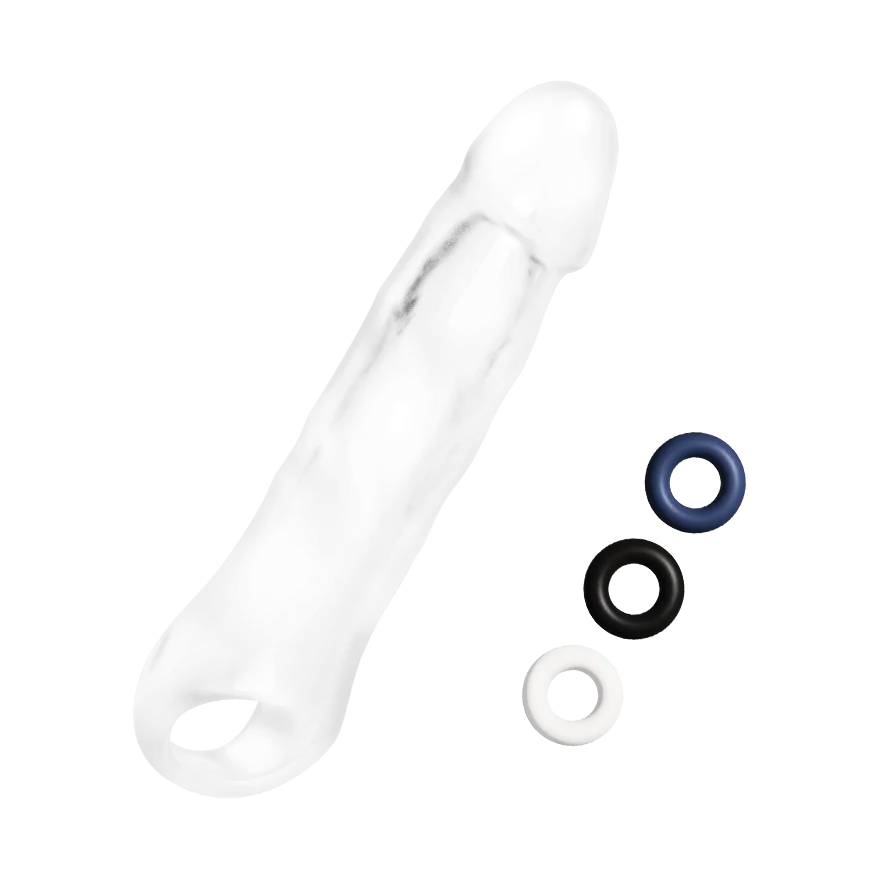 1" See-Thru Penis Extender, 17,5 cm 1" See-Thru Penis Extender, 17,5 cm