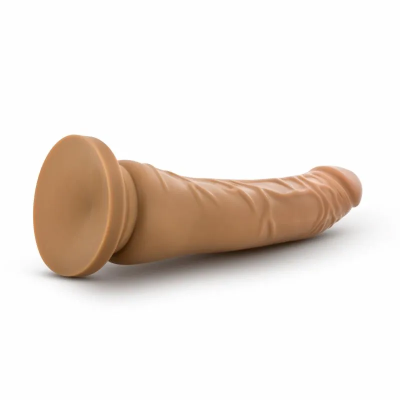 Dr. Skin Realistischer Dildo mit Saugnapf - 21,6 cm - Mokka – Bild 4