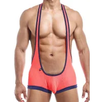 Joe Snyder Bulge10: Netz-Body, coral/navy (M) Joe Snyder Bulge10: Netz-Body, coral/navy (M)