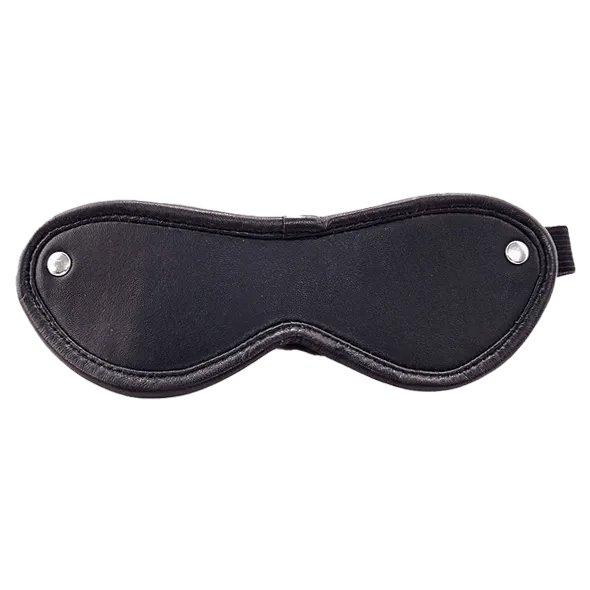 Leather Blindfold Black Leather Blindfold Black