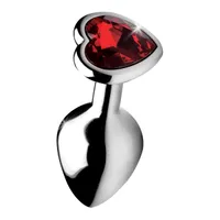 Booty Sparks - Red Heart Gem Medium, 8,4 cm Booty Sparks - Red Heart Gem Medium, 8,4 cm