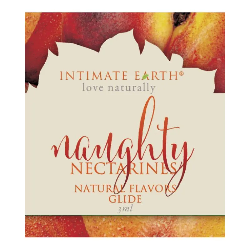 Intimate Earth - Natural Flavors Glide Nectarines Foil 3 ml Intimate Earth - Natural Flavors Glide Nectarines Foil 3 ml