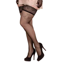 Stockings mit feinen Mustern Plus Size Stockings mit feinen Mustern Plus Size
