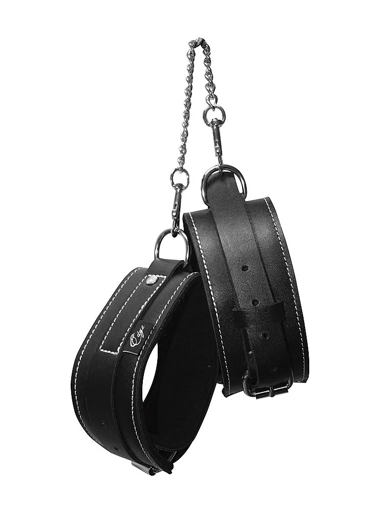 Sportsheets Edge Leather Ankle Restraints: Leder-Fußfesseln, schwarz Sportsheets Edge Leather Ankle Restraints: Leder-Fußfesseln, schwarz