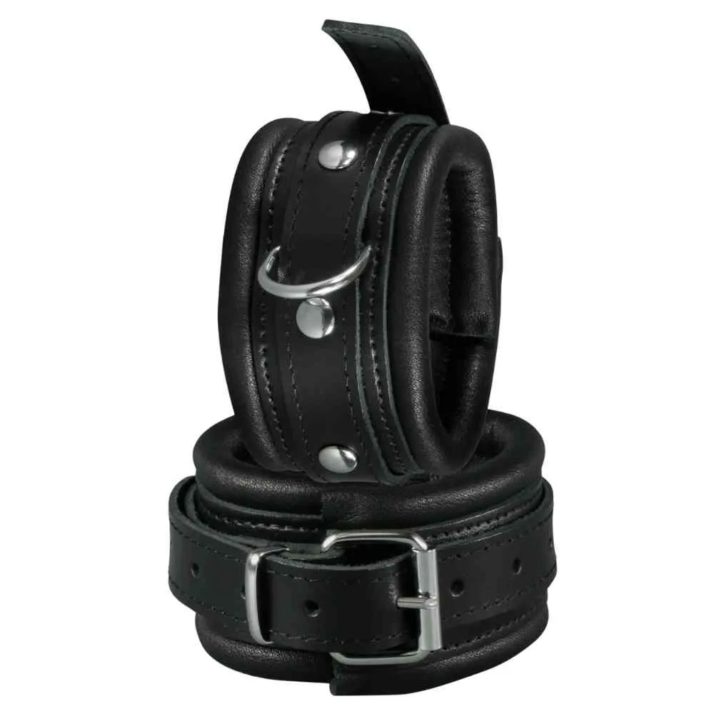 Leder-Fußfessel, gepolstert – Bild 3