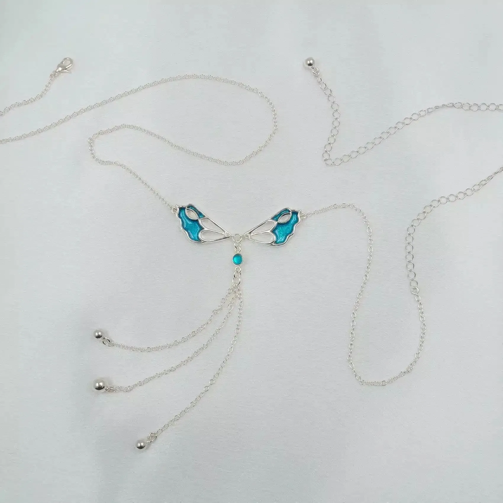 Sylvie Monthulé - Hüft-Halskette Sexy Wings | Silber Größe S – Bild 2