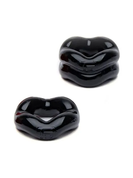 Sport Fucker Revolution Ring Stretch Combo: Penis-/Hodenring 2er Set, schwarz Sport Fucker Revolution Ring Stretch Combo: Penis-/Hodenring 2er Set, schwarz