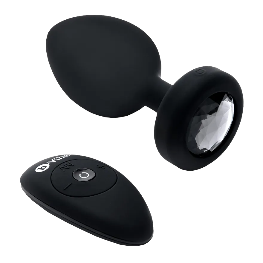 Vibrating Jewel Plug - XXL, 12,2 cm Vibrating Jewel Plug - XXL, 12,2 cm