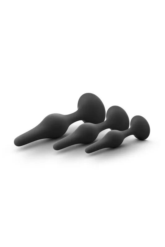 Blush - Luxe Einsteiger-Buttplug-Set Schwarz – Bild 4