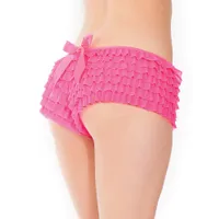 Coquette: Rüschen-Panty, neopink (One Size) Coquette: Rüschen-Panty, neopink (One Size)