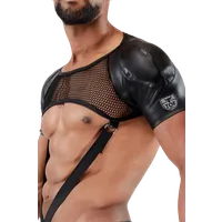 Harness Shirt Wetlook Netz Harness Shirt Wetlook Netz