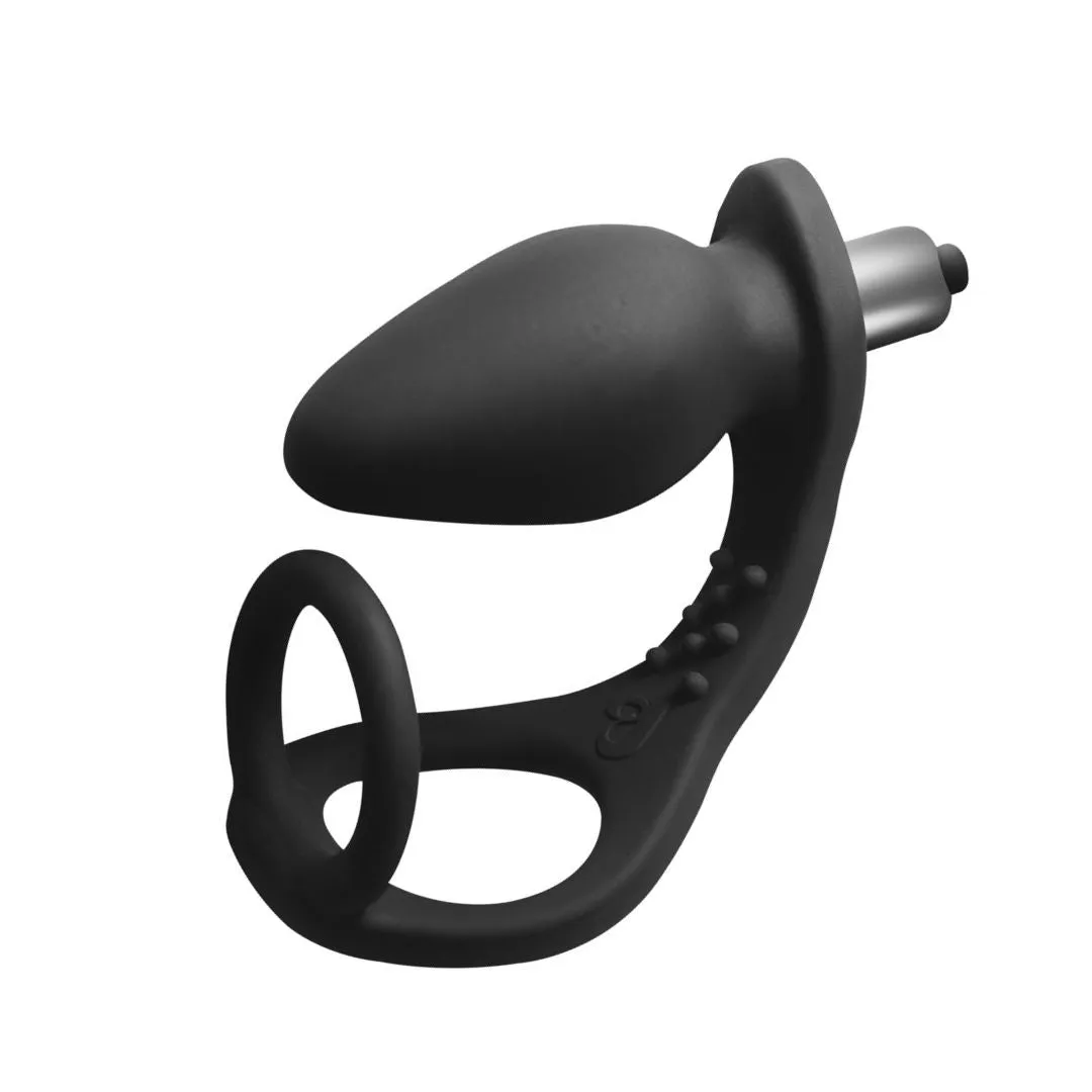 Penisring „RO-ZEN“ mit Vibro-Analplug Penisring „RO-ZEN“ mit Vibro-Analplug