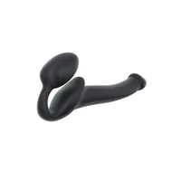 Strap-On-Me Bendable: Strap-On-Dildo, schwarz (L) Strap-On-Me Bendable: Strap-On-Dildo, schwarz (L)