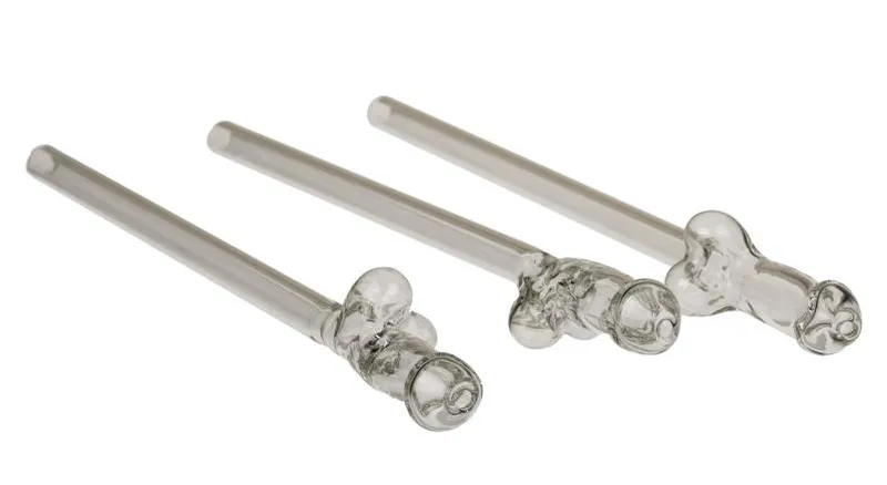 Glaspenis-Strohhalm mit Reinigungsbürste Willy - 4 Stück Glaspenis-Strohhalm mit Reinigungsbürste Willy - 4 Stück