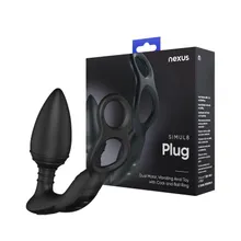 Nexus »Simul8« Analvibrator mit Penisring