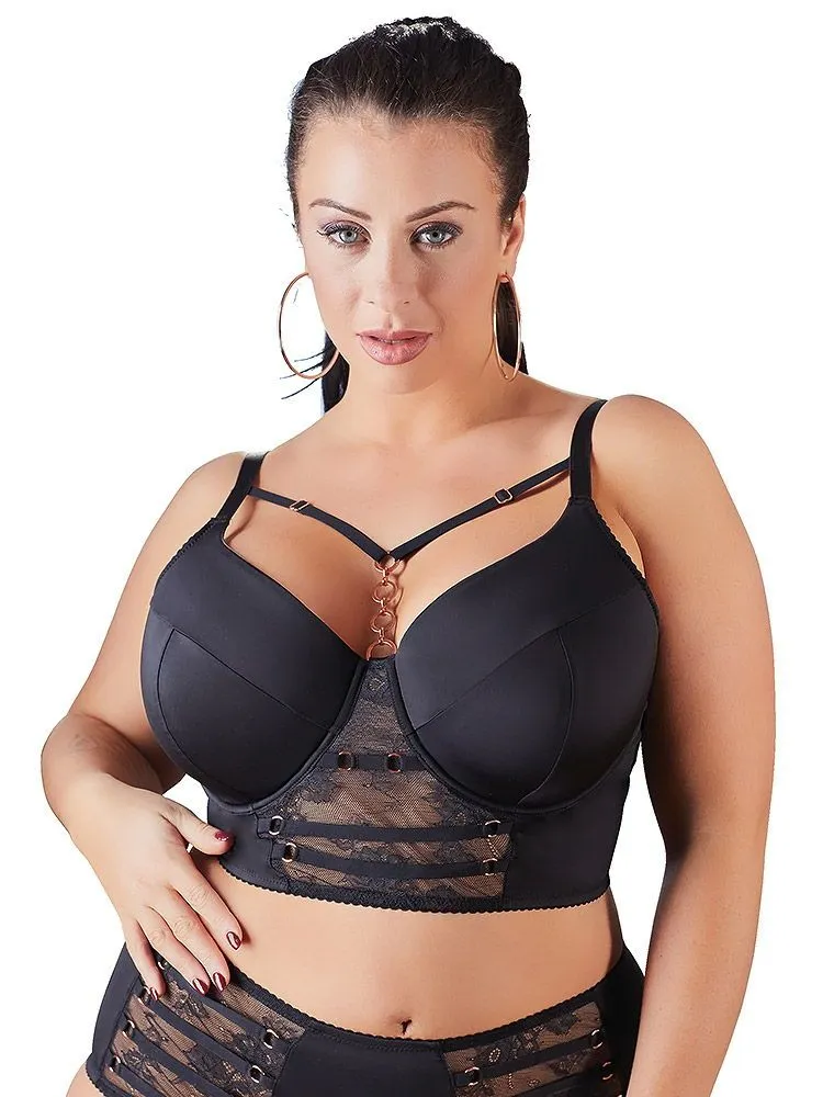 Longline-BH, schwarz/roségold (85 F) Longline-BH, schwarz/roségold (85 F)