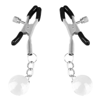 Nippelklemmen mit dekorativen Gewichten Nippelklemmen mit dekorativen Gewichten