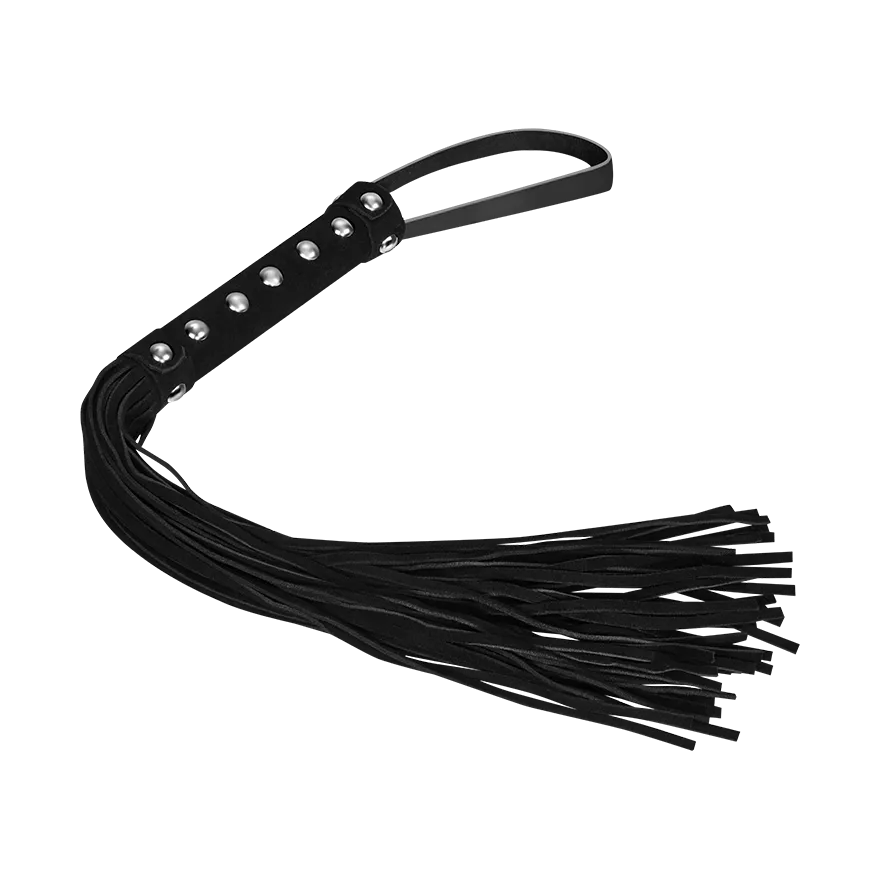 Kurze Lederpeitsche mit Striemen Kurze Lederpeitsche mit Striemen