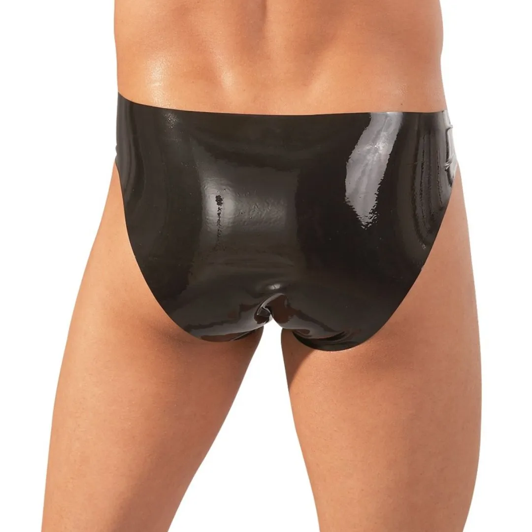 Slip mit Showmaster-Öffnung für Penis und Hoden, Latex Slip mit Showmaster-Öffnung für Penis und Hoden, Latex