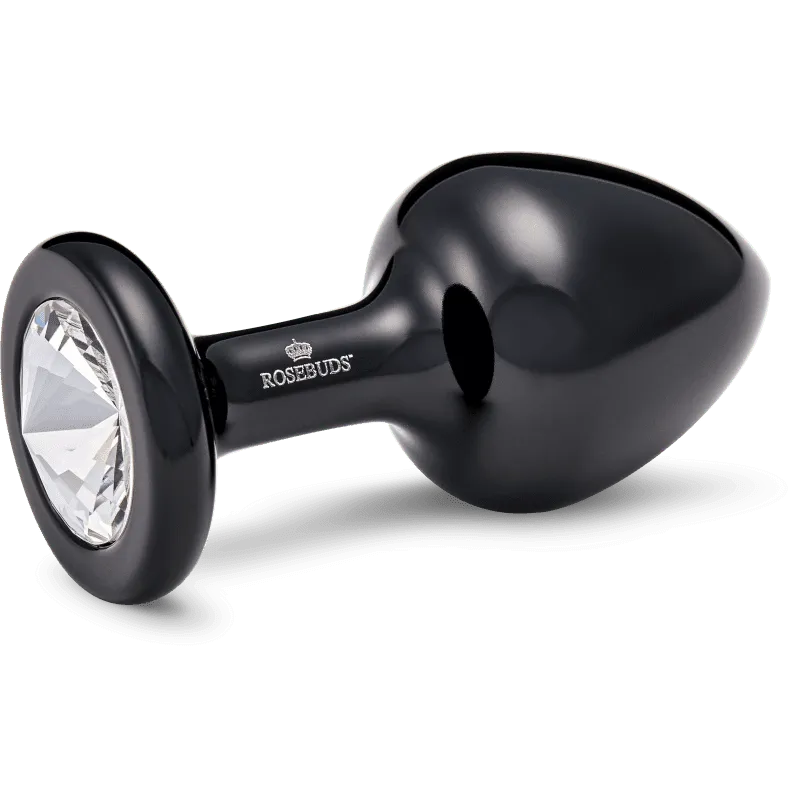 Rosebuds™ - Kleiner schwarzer Alu-Kristall Rosebuds™ - Kleiner schwarzer Alu-Kristall