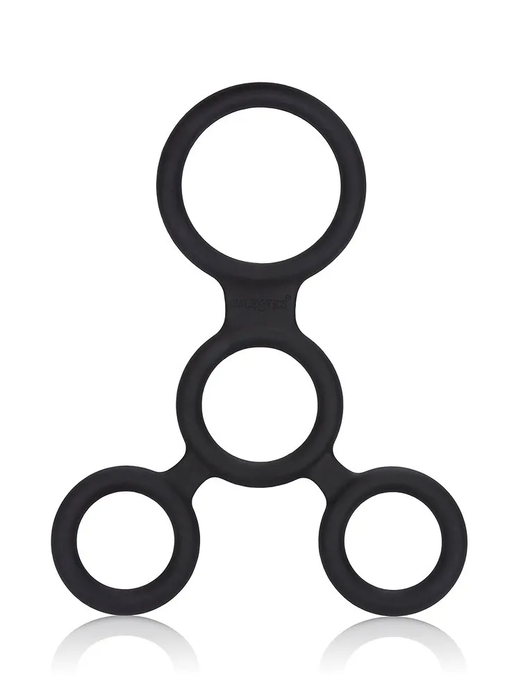 Full Erection Spreader: Penis-/Hodenring, schwarz Full Erection Spreader: Penis-/Hodenring, schwarz