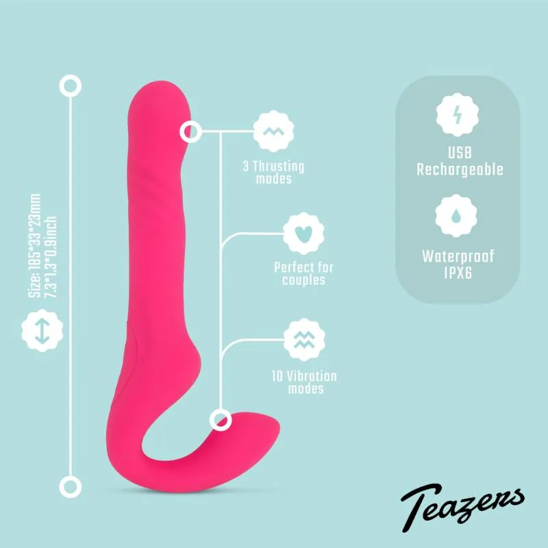 Teazers »Strapless« Strapon-Vibrator – Bild 3