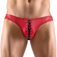 Slip im Glanzlook mit Frontschnürung Slip im Glanzlook mit Frontschnürung